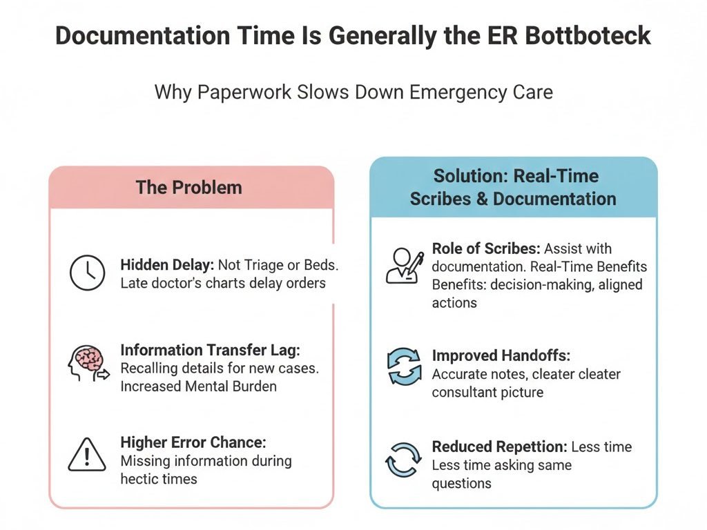 Documentation Time Is Generally the ER Bottleneck 